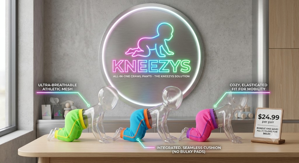 Kneezys premium baby crawl pants